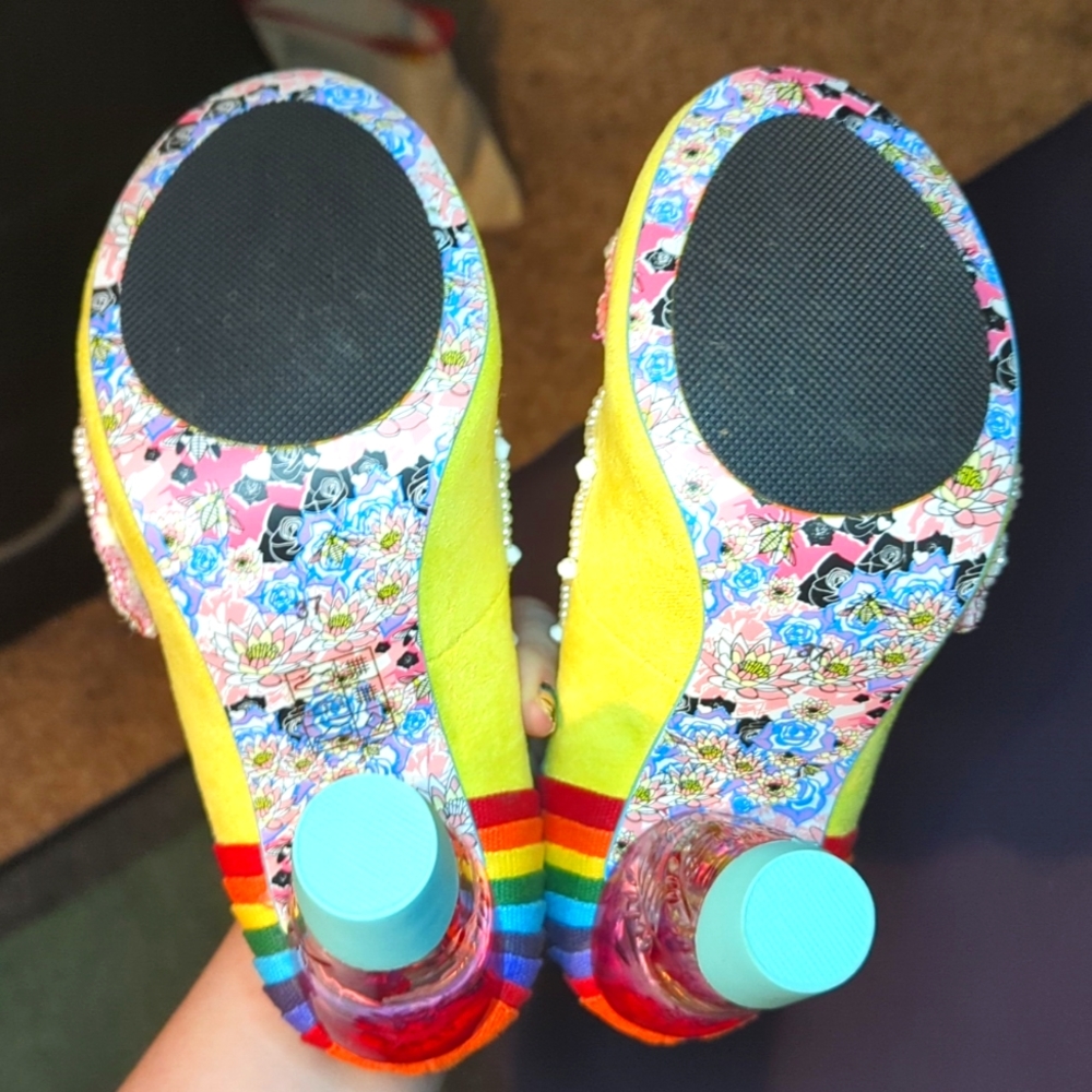 Irregular Choice Shirley Bass, Yellow - Picture 6 of 6